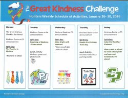 The Great Kindness Challenge Flyer